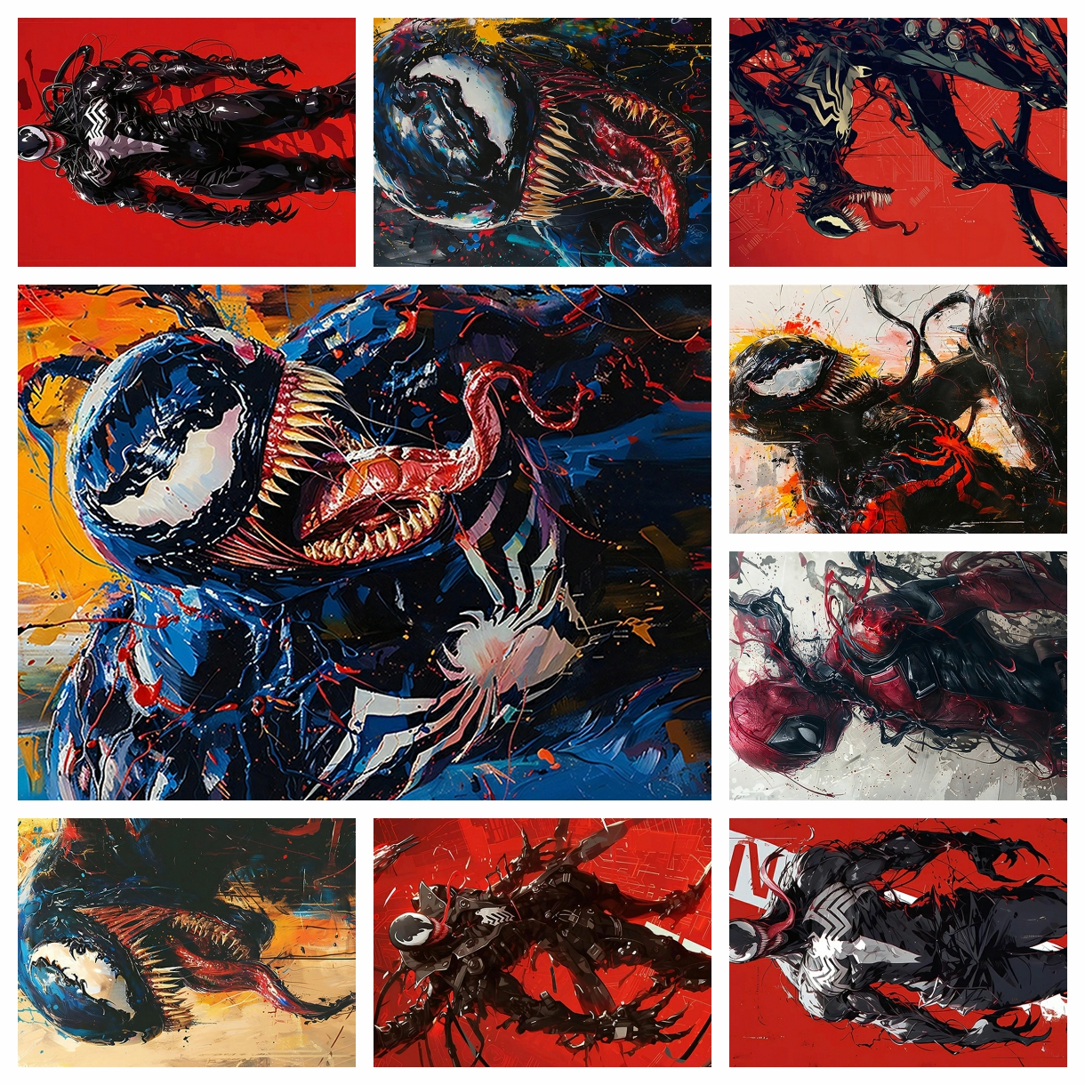 Anime Marvel venom spider-man  – обзор и цена Resin Craft Kit
