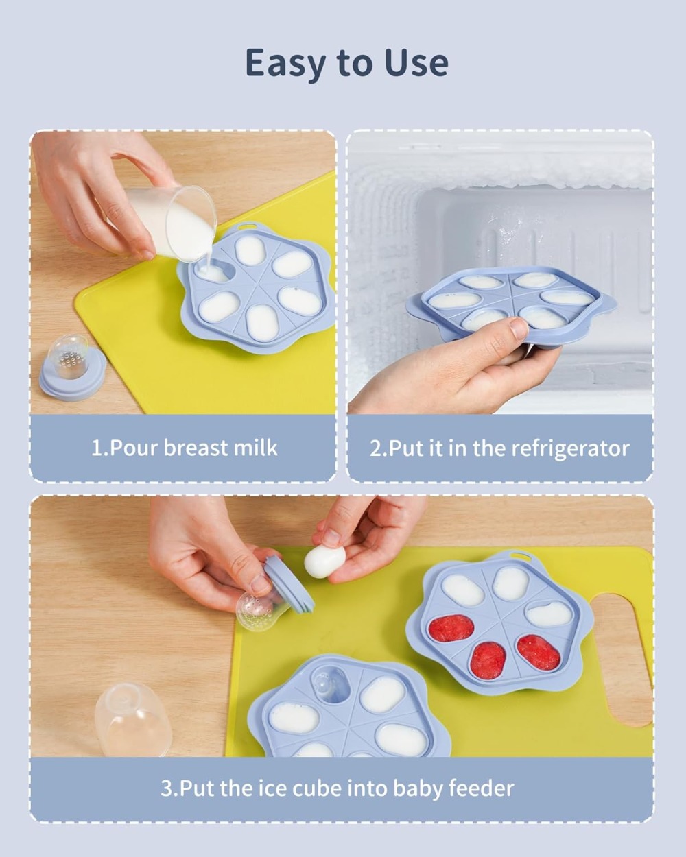Silicone Baby Fruit Food Feede – обзор и цена Silicone Mold Tray