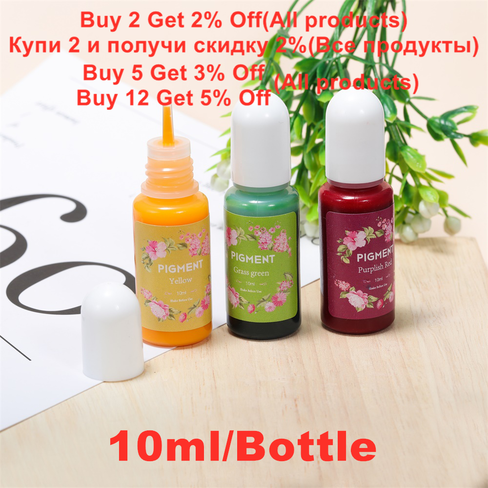 26 Colors 10ml Epoxy Resin Pig – обзор и цена Resin Pigment Set
