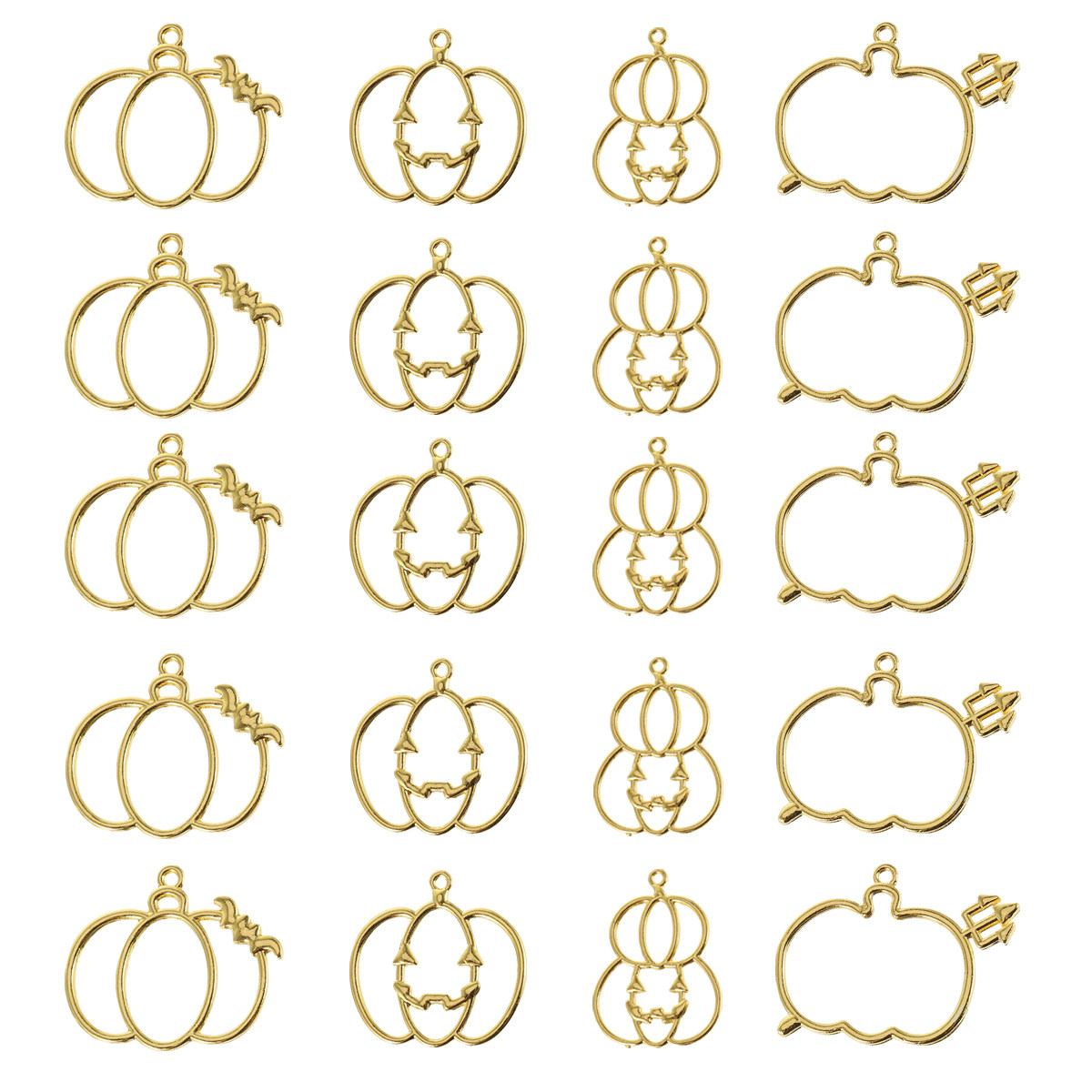 20Pcs DIY Pumpkin Resin Pendan – обзор и цена Resin Craft Kit