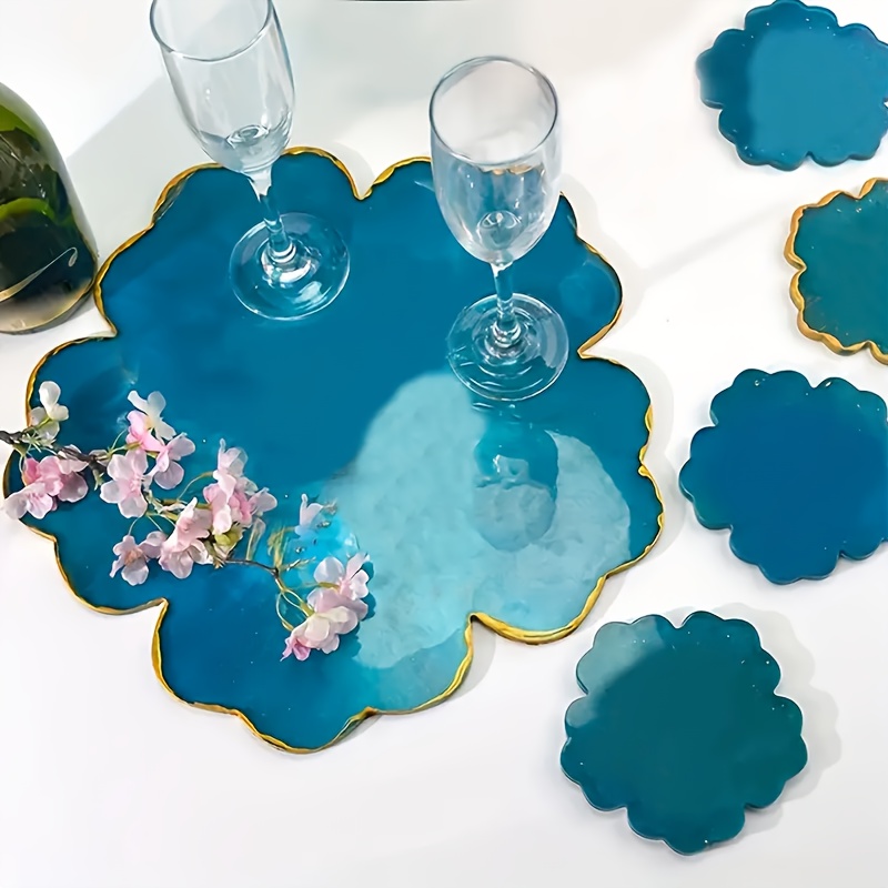 5pcs Mirror Large Flower Small – обзор и цена Silicone Mold Tray