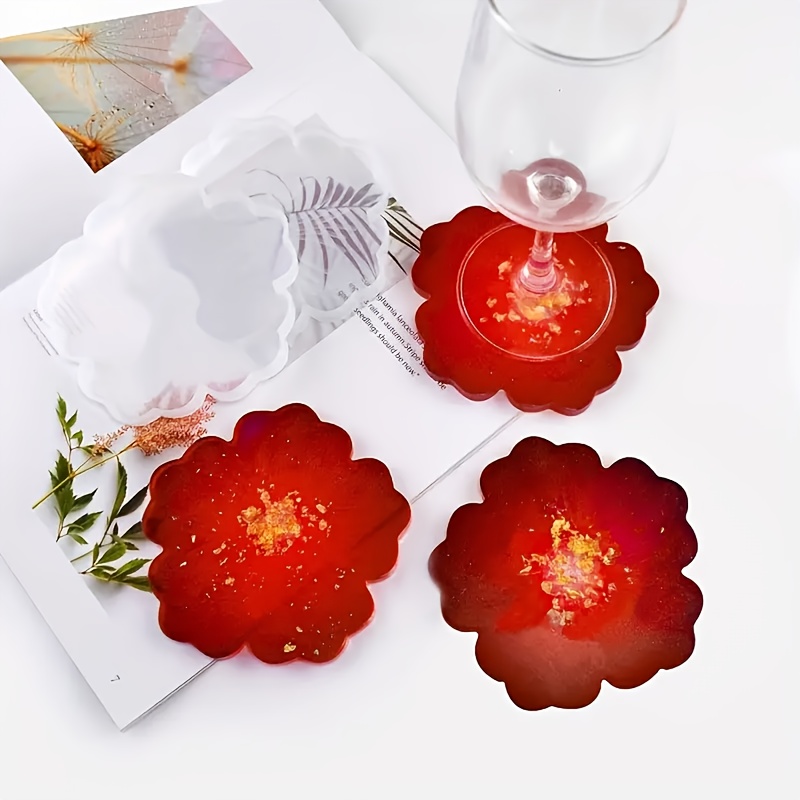5pcs Mirror Large Flower Small – обзор и цена Silicone Mold Tray