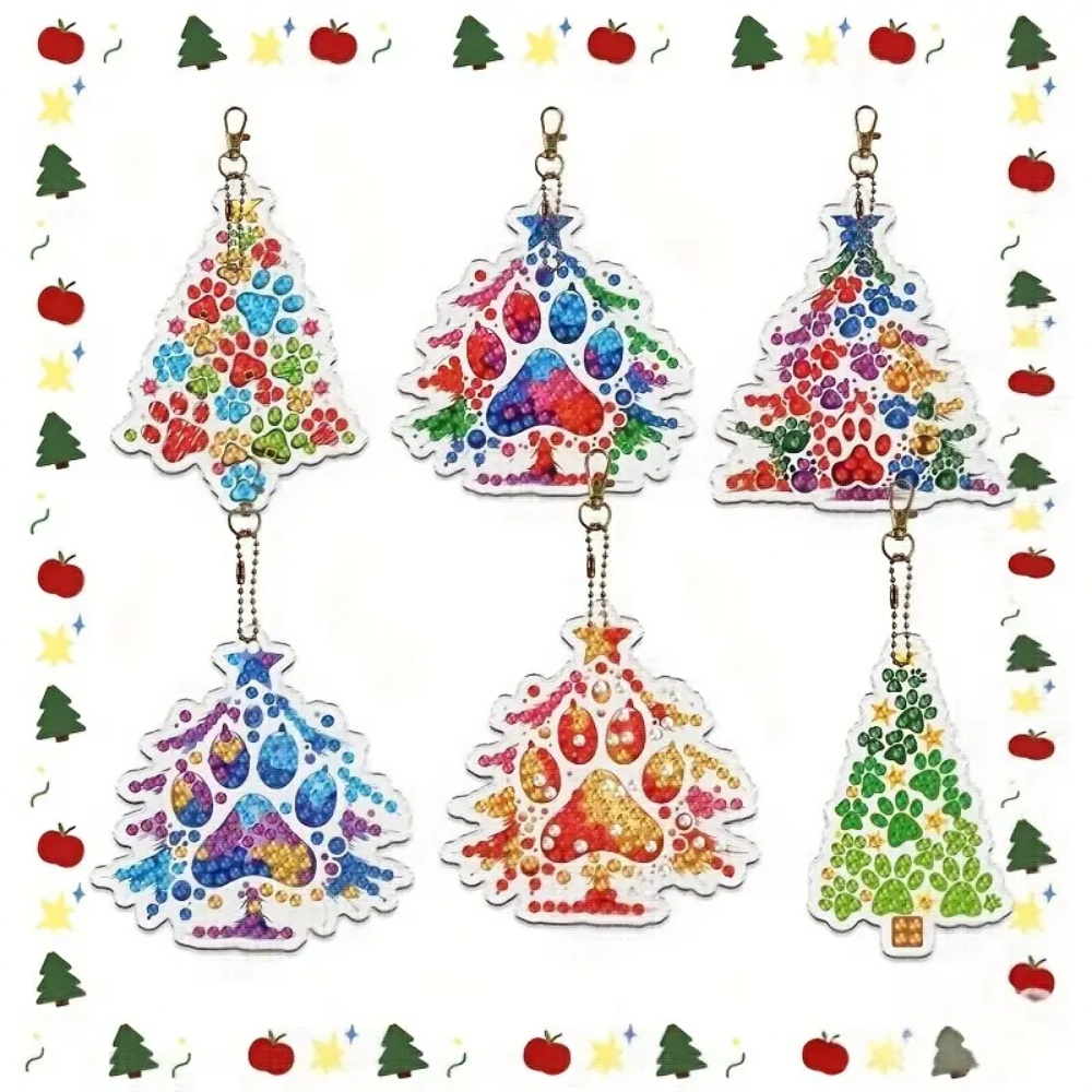 6pcs/Set DIY Christmas Tree Pa – обзор и цена Resin Craft For Beginners