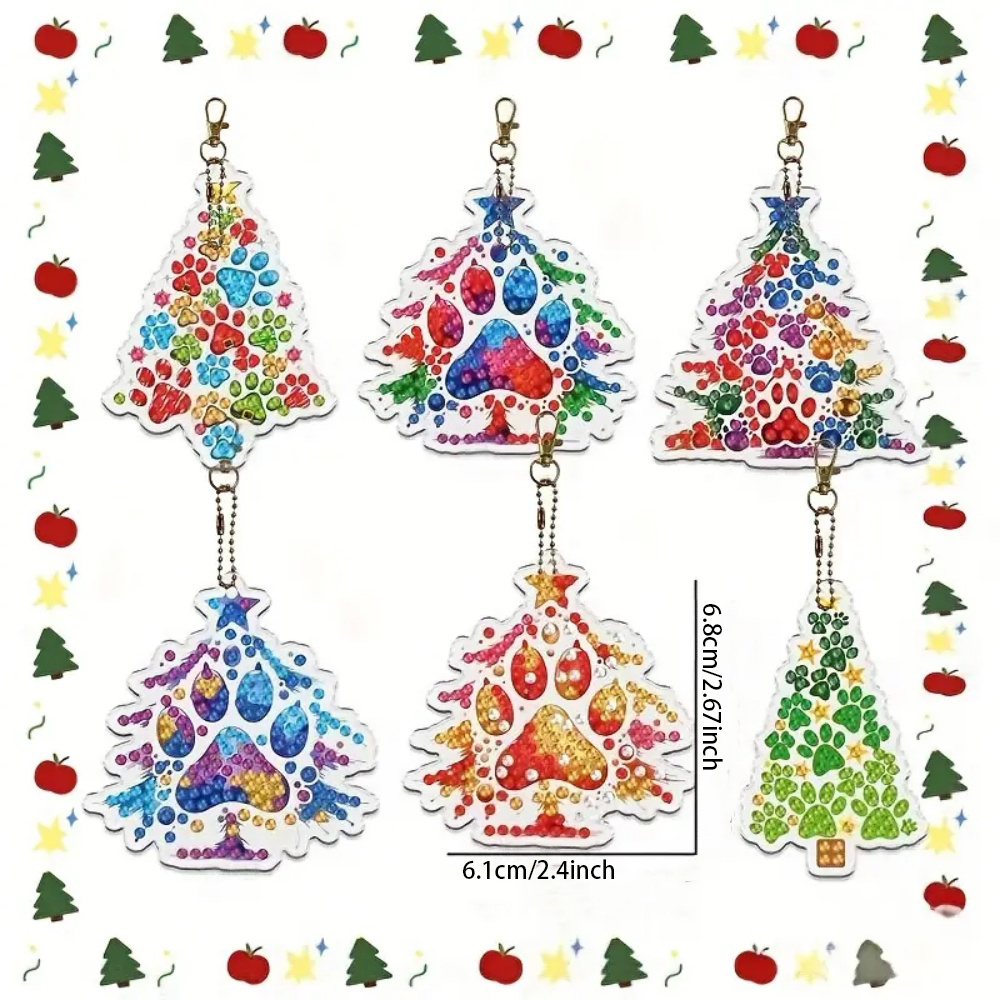 6pcs/Set DIY Christmas Tree Pa – обзор и цена Resin Craft For Beginners