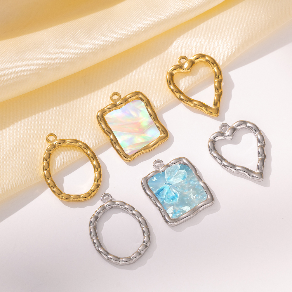 5pcs Stainless Steel Heart Rou – обзор и цена Resin Craft Material