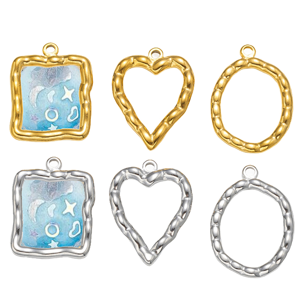 5pcs Stainless Steel Heart Rou – обзор и цена Resin Craft Material