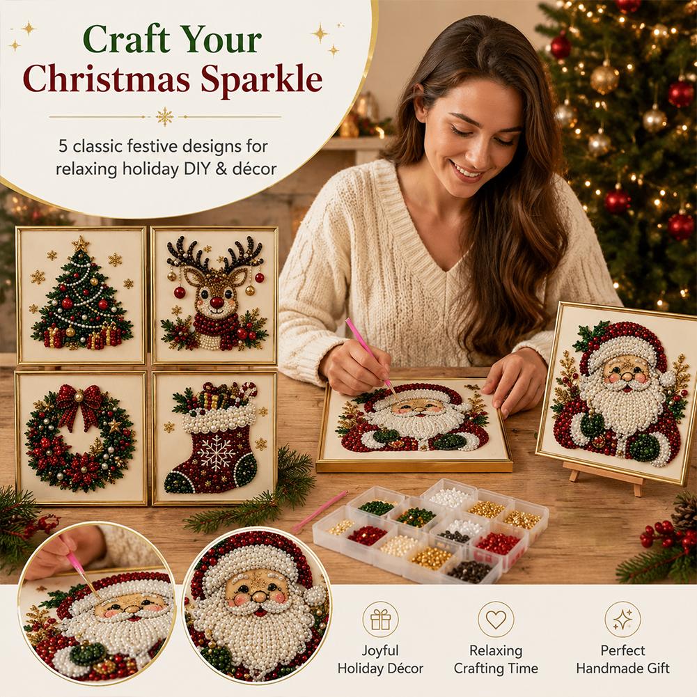Christmas Santa Claus Pearl Ar – обзор и цена Resin Craft Kit