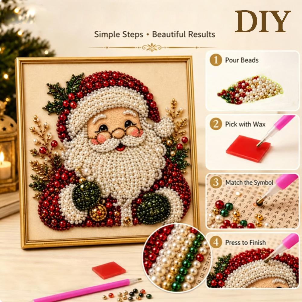 Christmas Santa Claus Pearl Ar – обзор и цена Resin Craft Kit