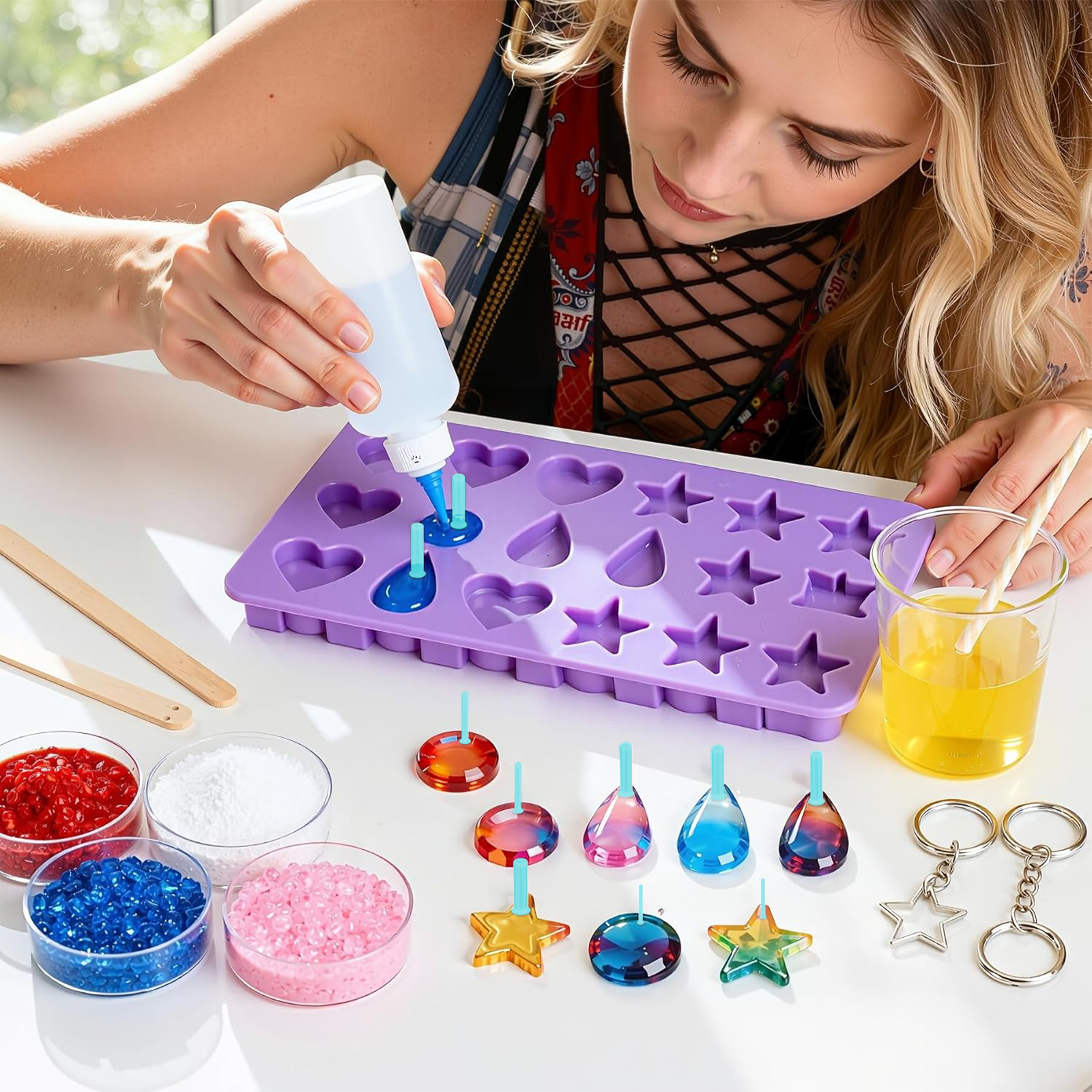 Resin Hole Maker Set 35PCS 7 S – обзор и цена Epoxy Uv Resin Kit