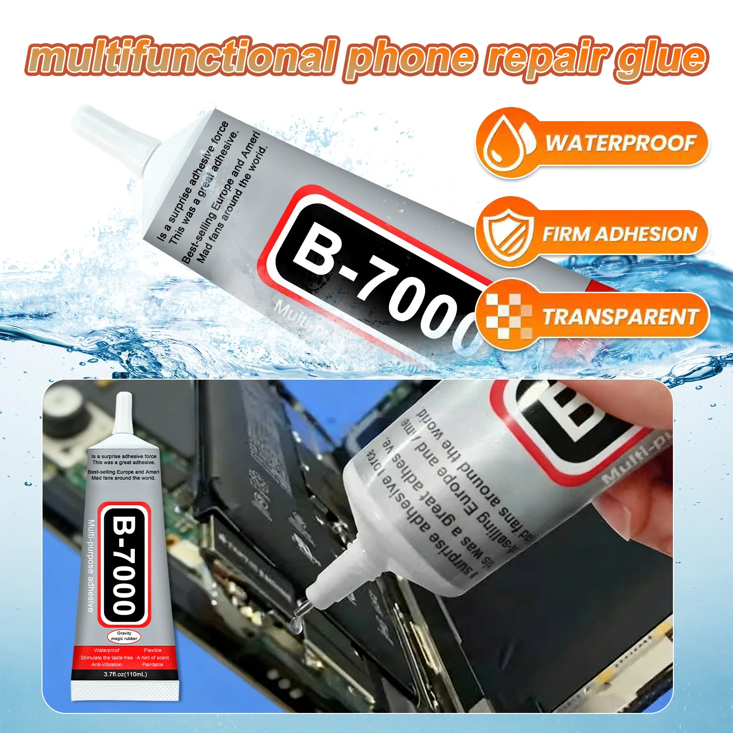 1-10Pcs B-7000 Super Glue Lool – обзор и цена Resin Craft Material