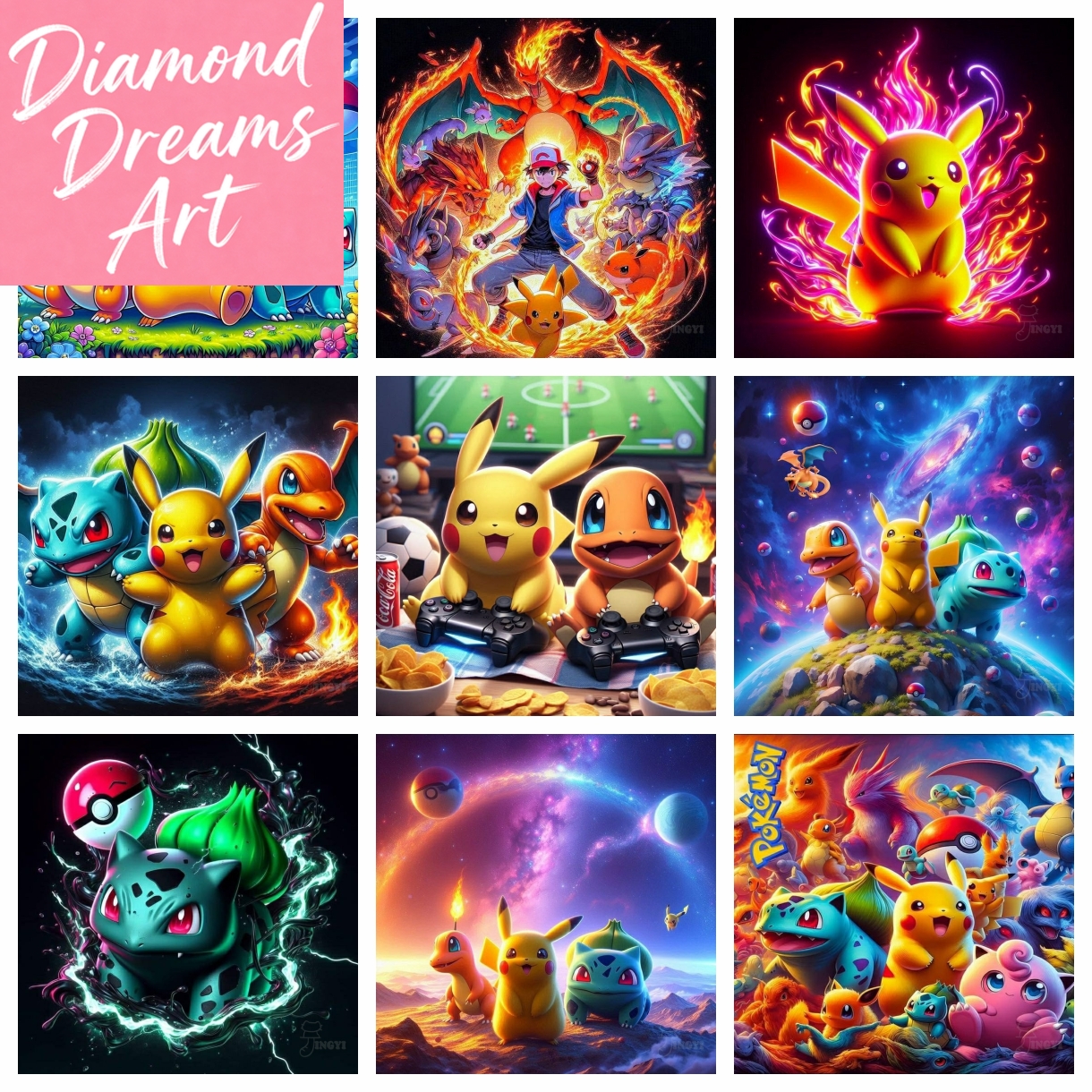 2025 New Popular Pikachu Anime – обзор и цена Resin Craft Kit