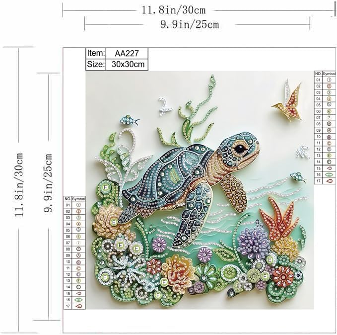 Sea Turtle Animal Diamond Pain – обзор и цена Resin Craft Kit