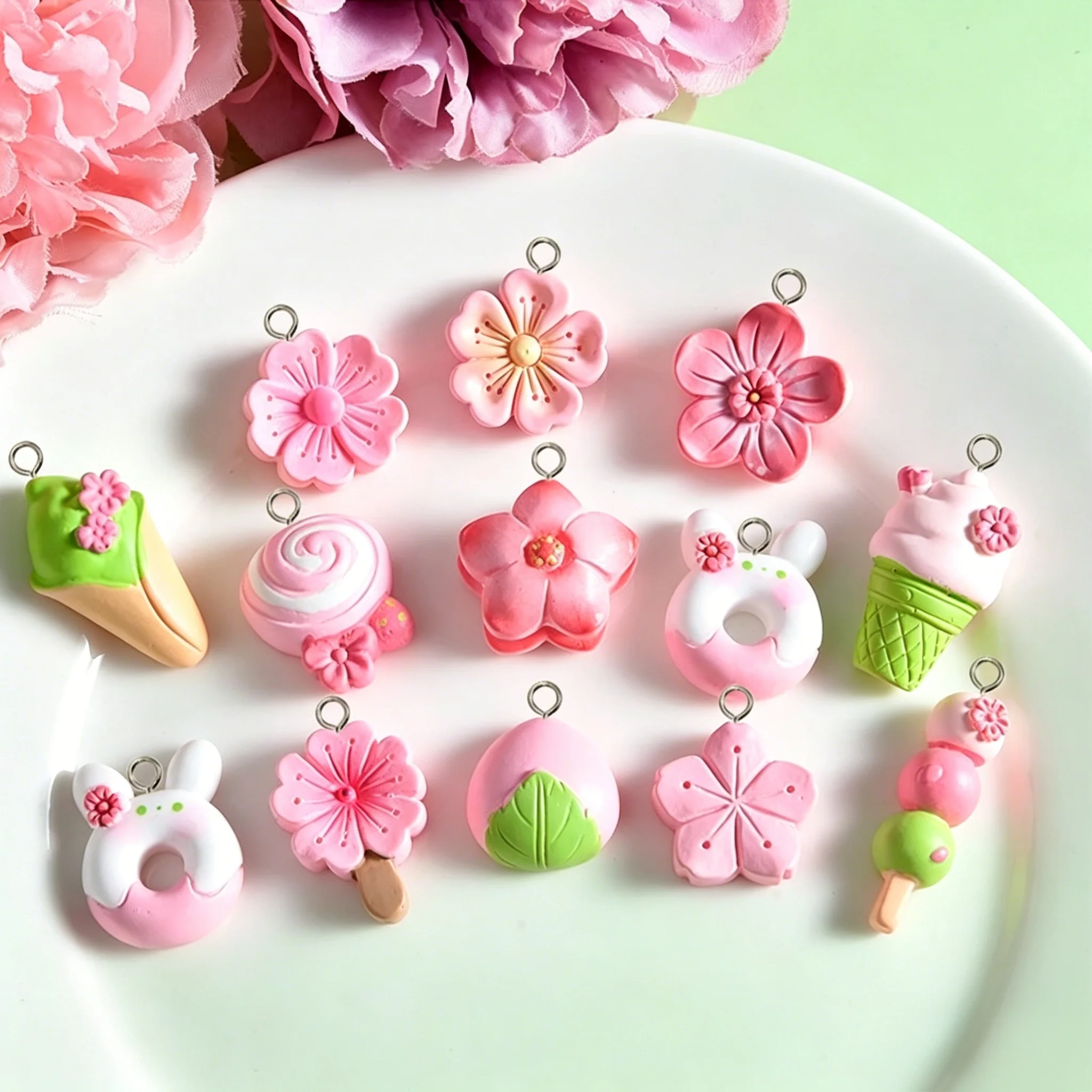 10Pcs Mixed Sweet Resin Pendan – обзор и цена Resin Craft Supplies