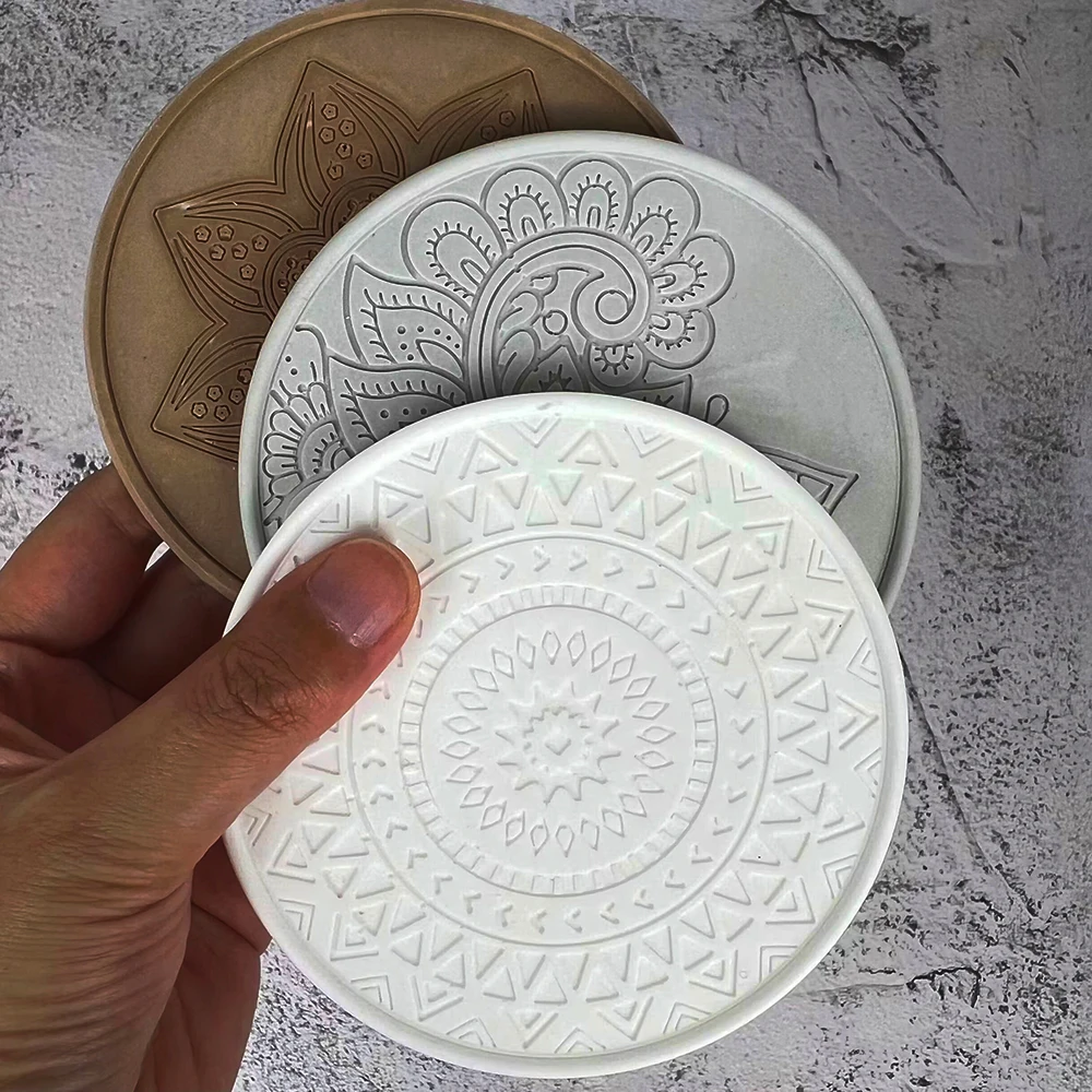 Mandala Round Coaster Resin Si – обзор и цена Coaster Mold Round