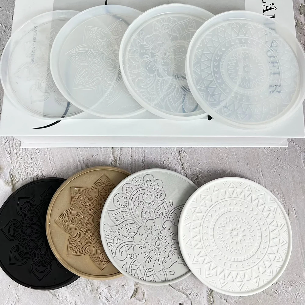 Mandala Round Coaster Resin Si – обзор и цена Coaster Mold Round