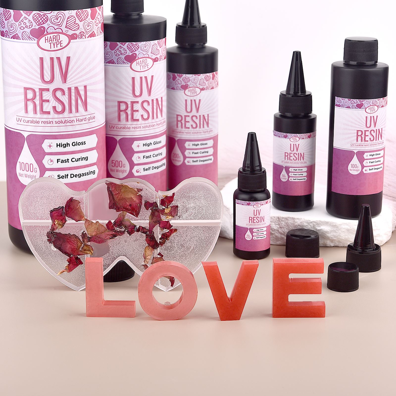 UV Resin Glue Transparent Epox – обзор и цена Epoxy Uv Resin Kit
