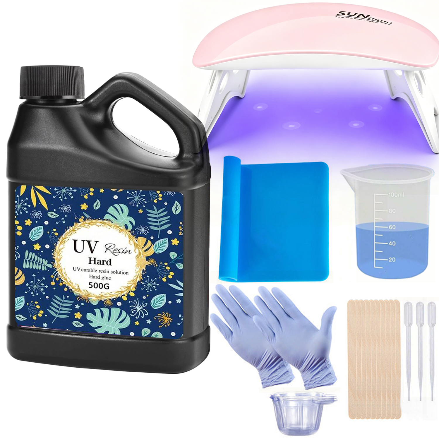 Crystal Clear&Low Odor,UV Ligh – обзор и цена Epoxy Uv Resin Kit