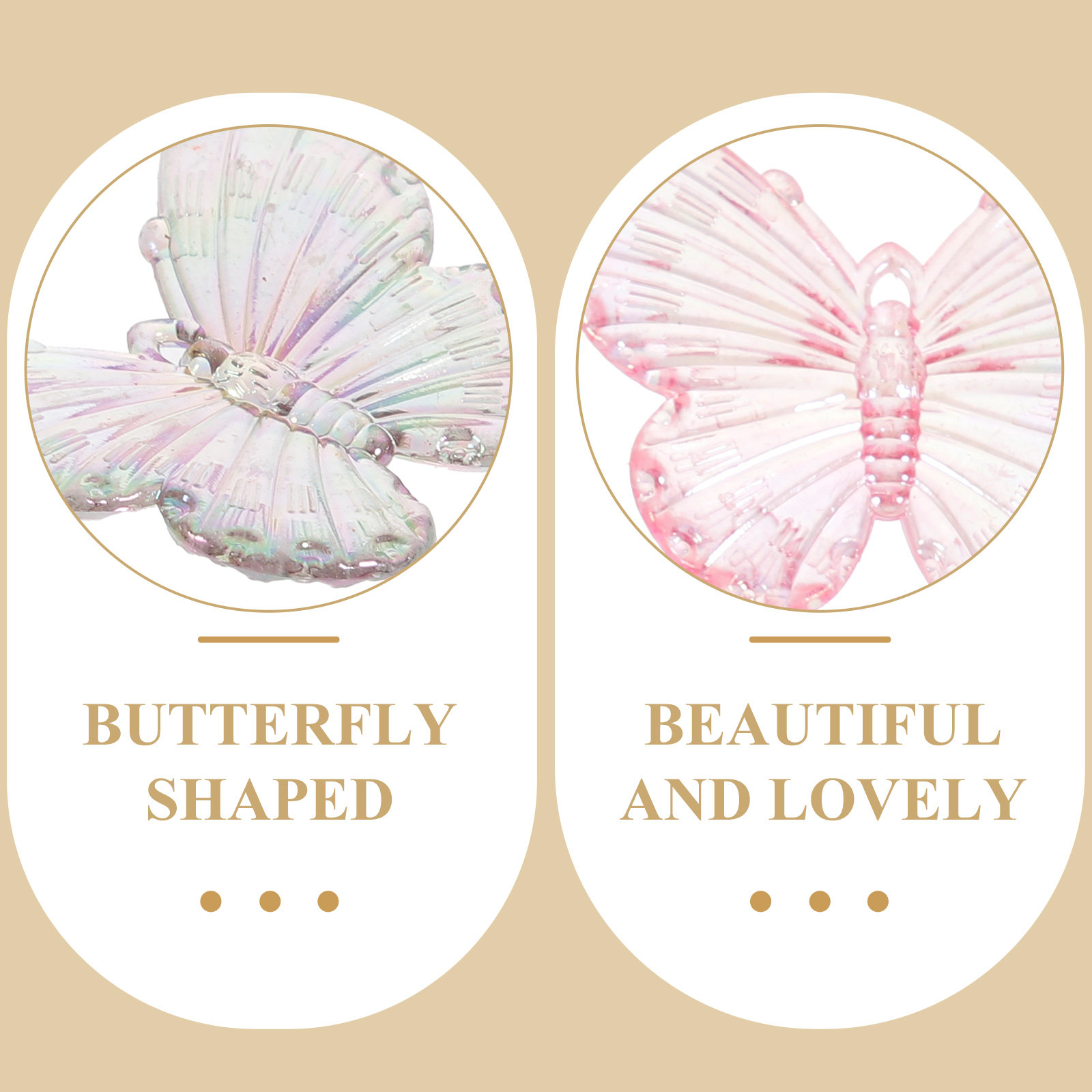 40Pcs Electroplated Butterfly  – обзор и цена Resin Craft Supplies