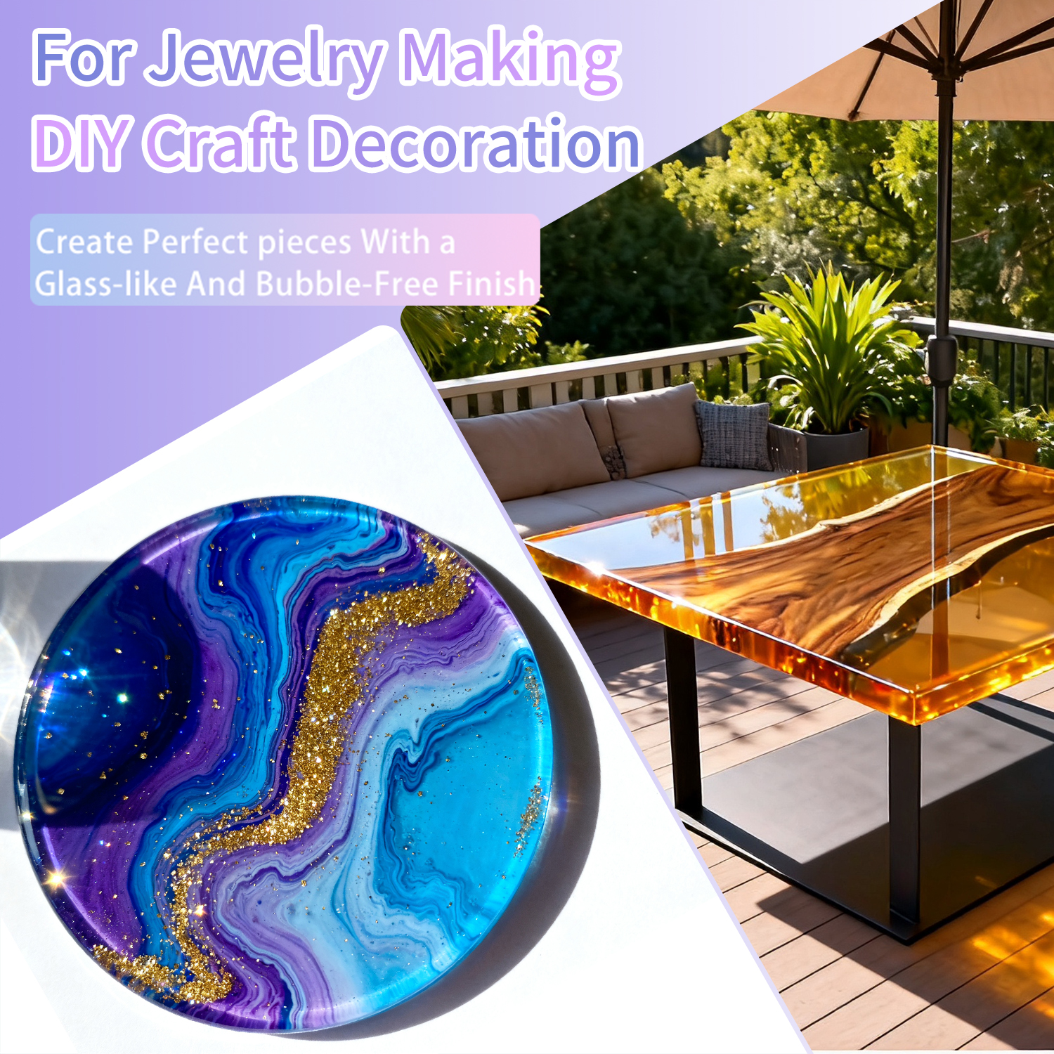 200g UV Resin Crystal Clear Ha – обзор и цена Epoxy Uv Resin Kit