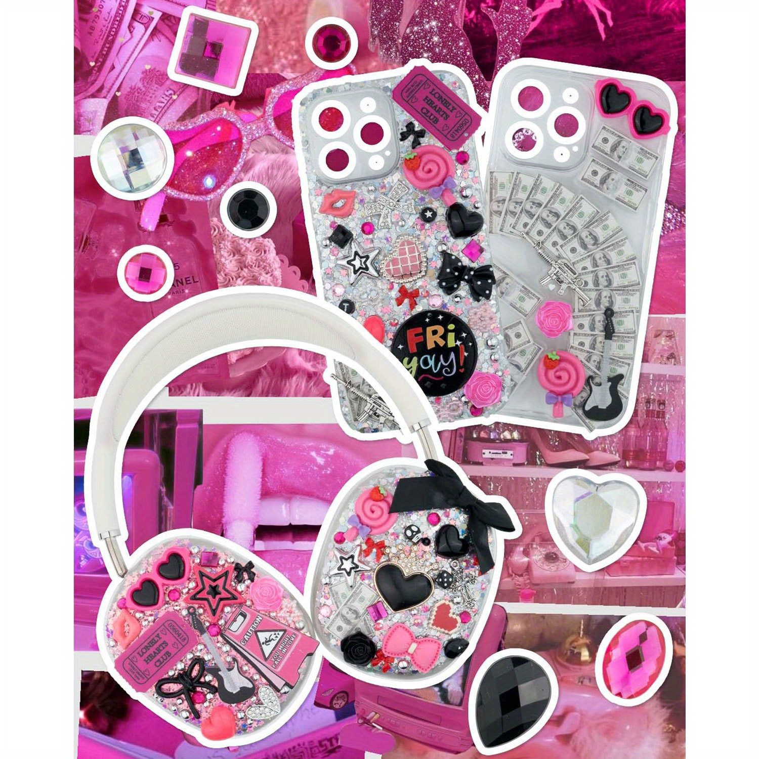2380 Pcs DIY Jewelry Charm Mix – обзор и цена Resin Craft Kit