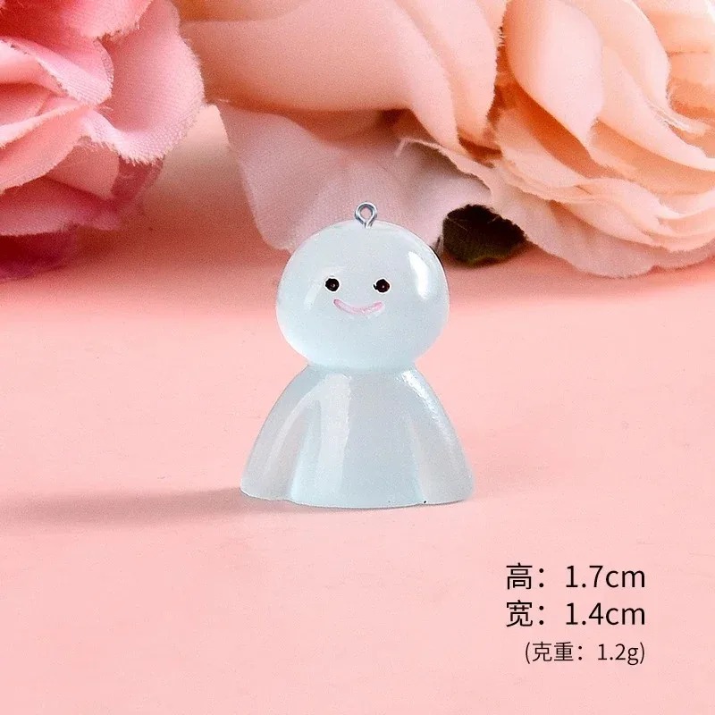 10Pcs Glow In Dark Cartoon Dol – обзор и цена Resin Craft Material