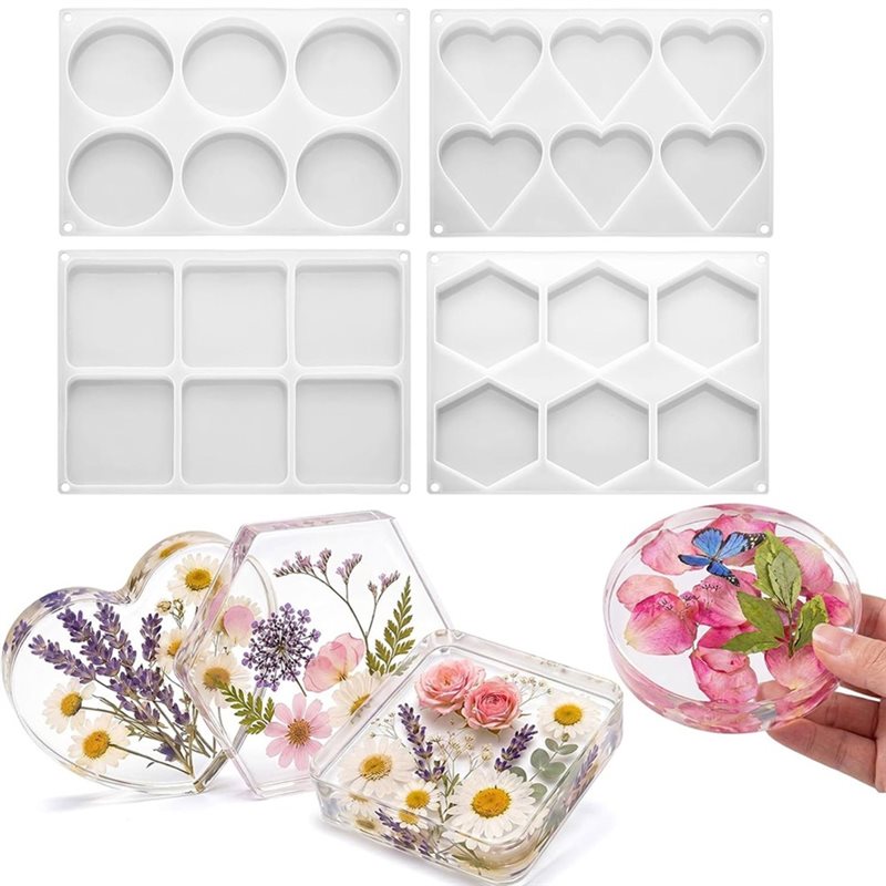 [ABFI!】 Resin Molds For DIY Ep – обзор и цена Coaster Mold Round