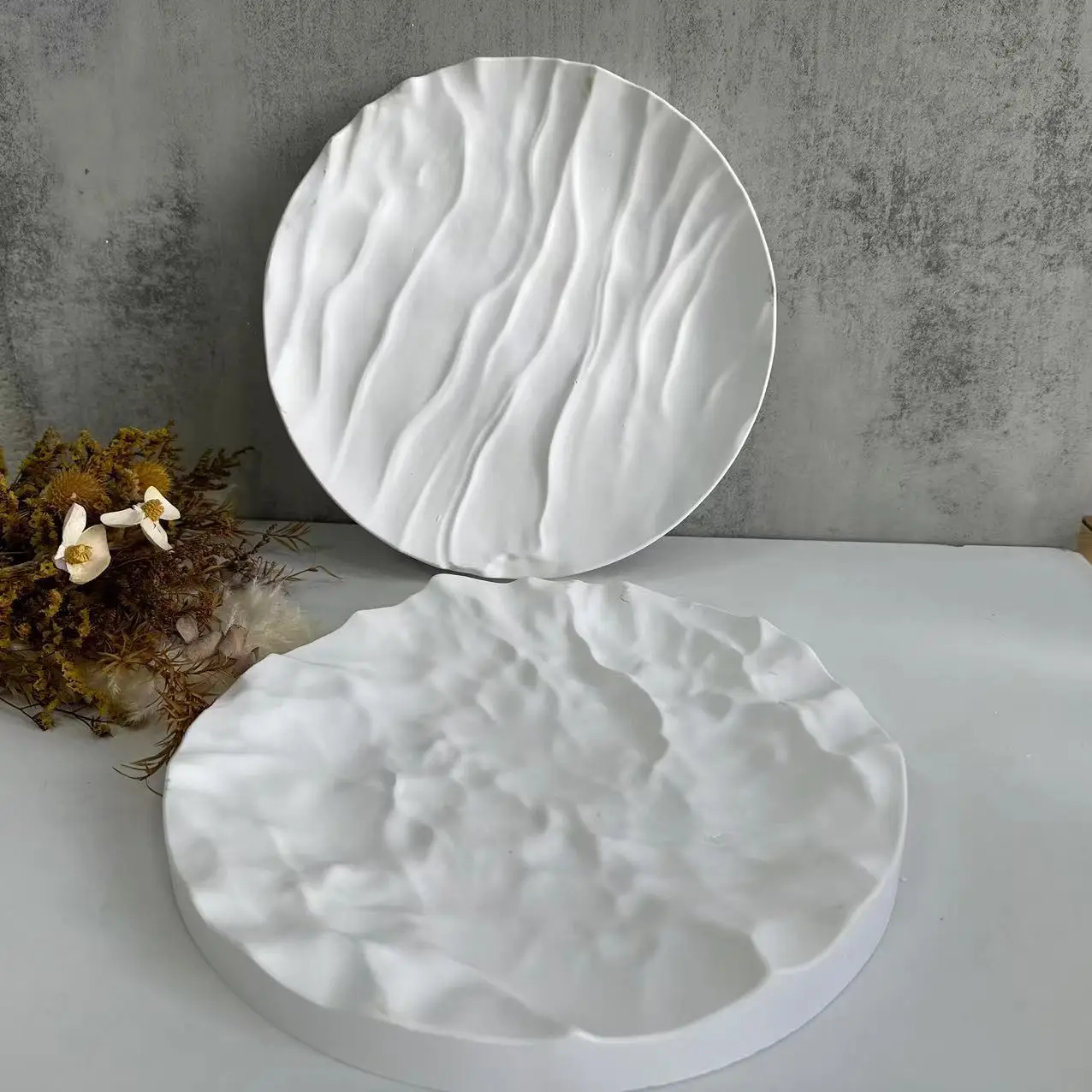 Irregular Ocean Waves Large Ro – обзор и цена Coaster Mold Round