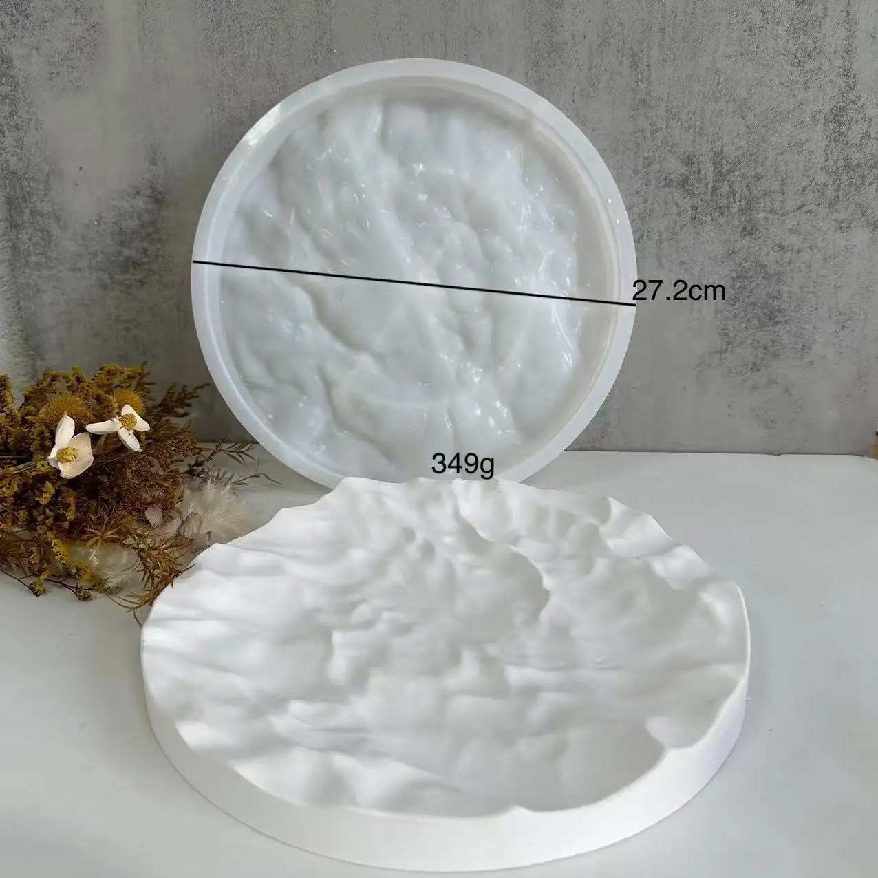 Irregular Ocean Waves Large Ro – обзор и цена Coaster Mold Round