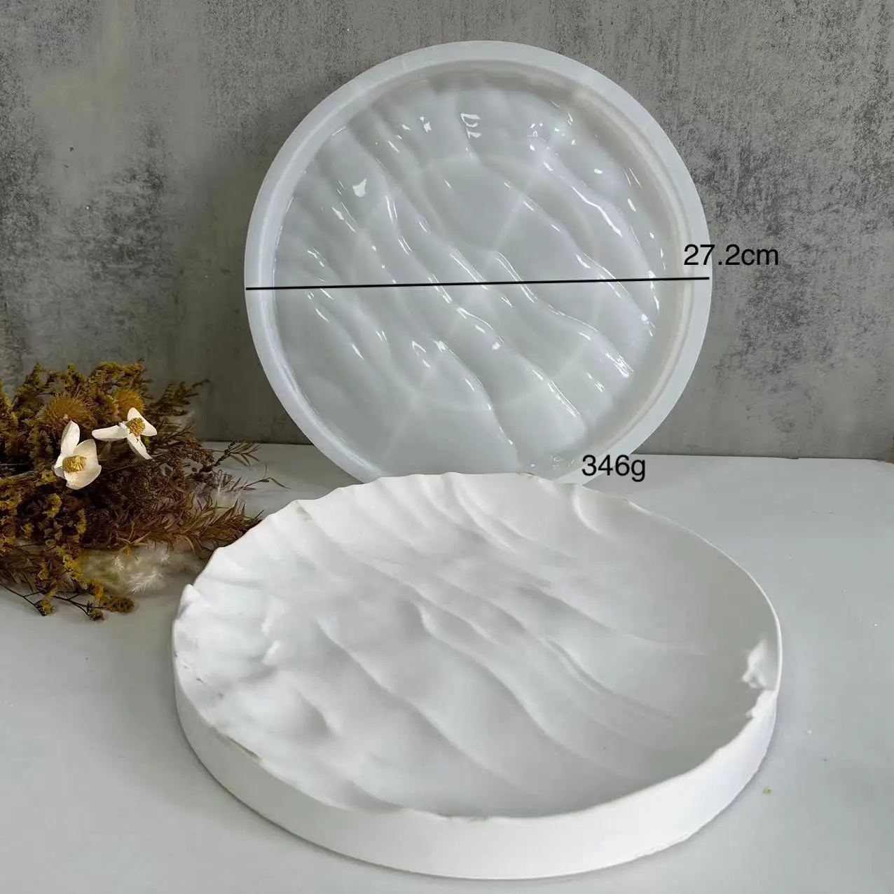 Irregular Ocean Waves Large Ro – обзор и цена Coaster Mold Round