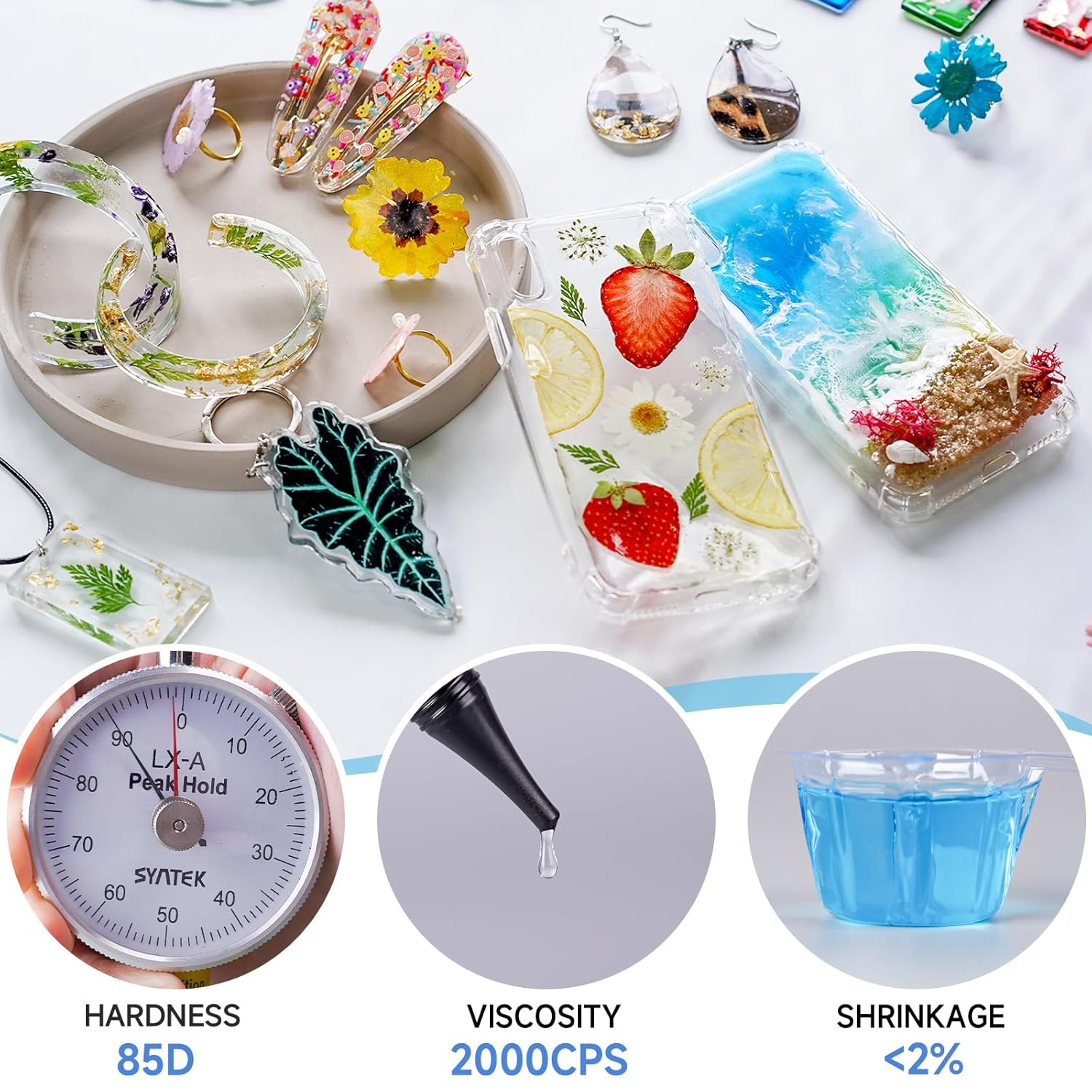 UV Resin,Crystal Clear,Hard UV – обзор и цена Epoxy Uv Resin Kit
