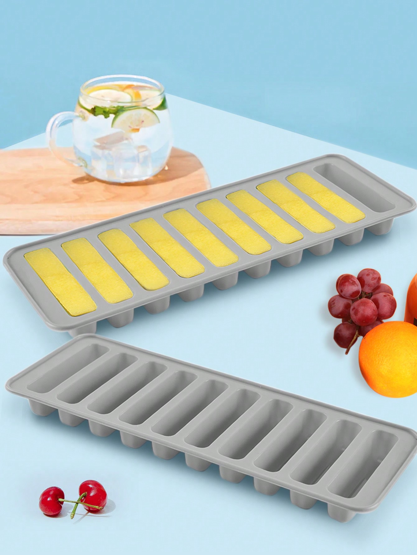 1pc Multi-grid Ice Cube Mold,  – обзор и цена Silicone Mold Tray