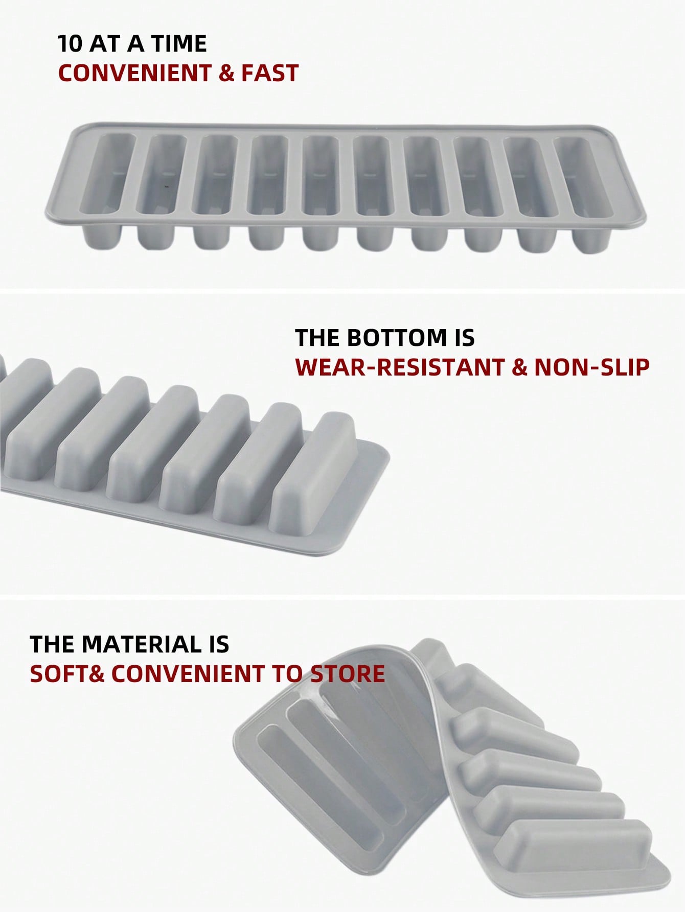 1pc Multi-grid Ice Cube Mold,  – обзор и цена Silicone Mold Tray