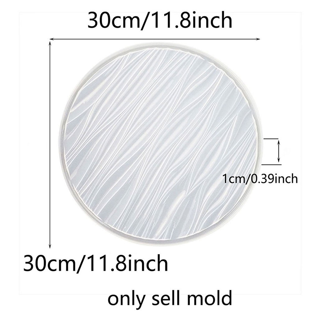Large Round Tray Silicone Mold – обзор и цена Coaster Mold Round