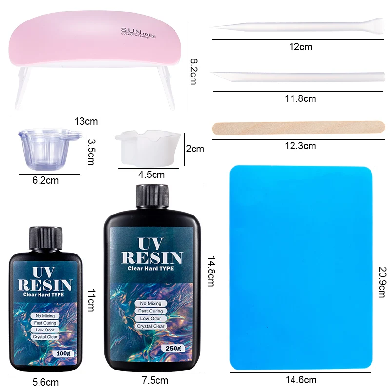 Hard UV Resin Glue Kit Fast Cu – обзор и цена Epoxy Uv Resin Kit