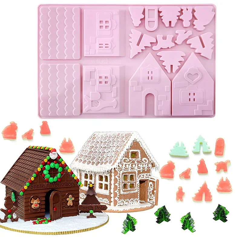 Christmas House Building block – обзор и цена Silicone Mold Tray