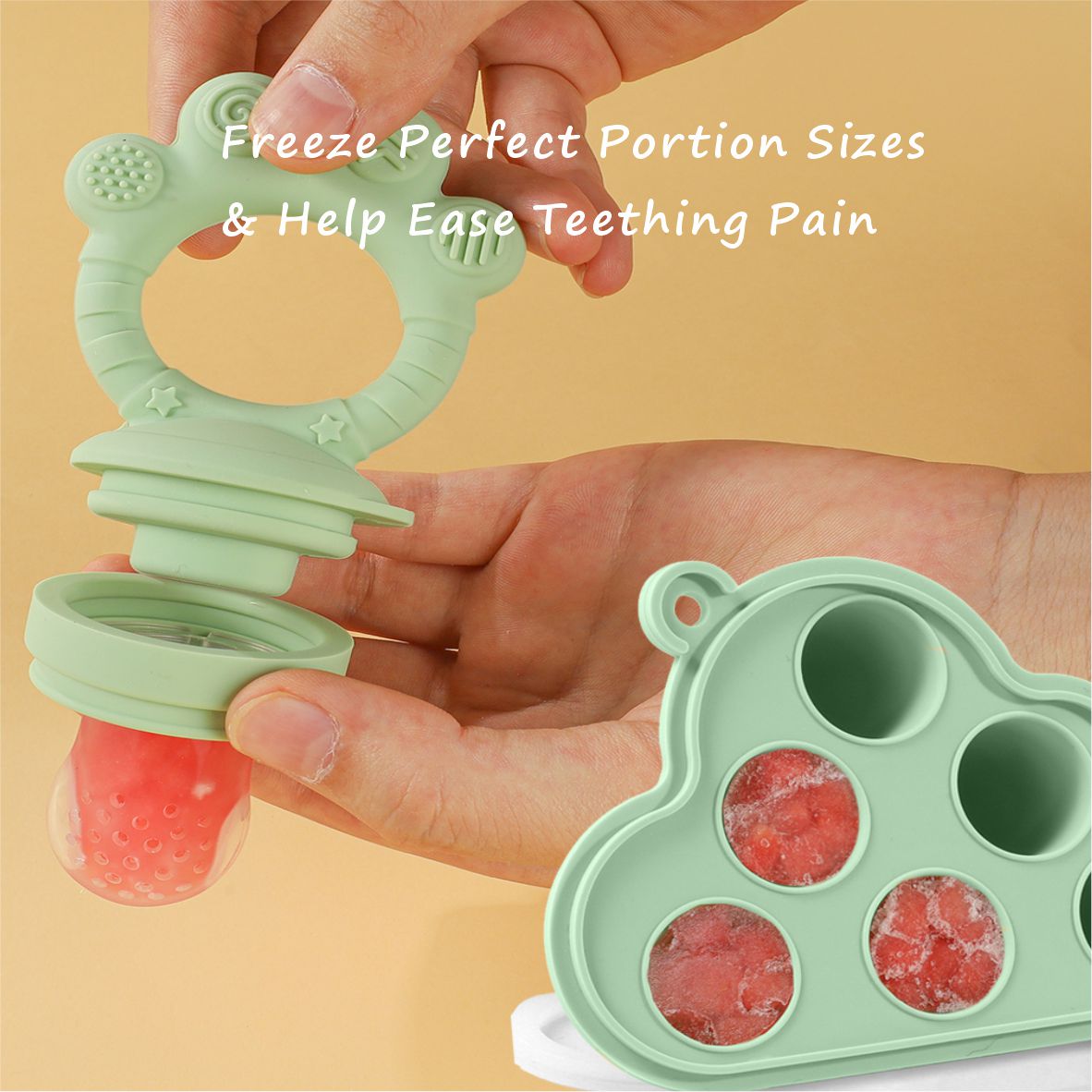 Baby Fruit Food Feeder & Freez – обзор и цена Silicone Mold Tray