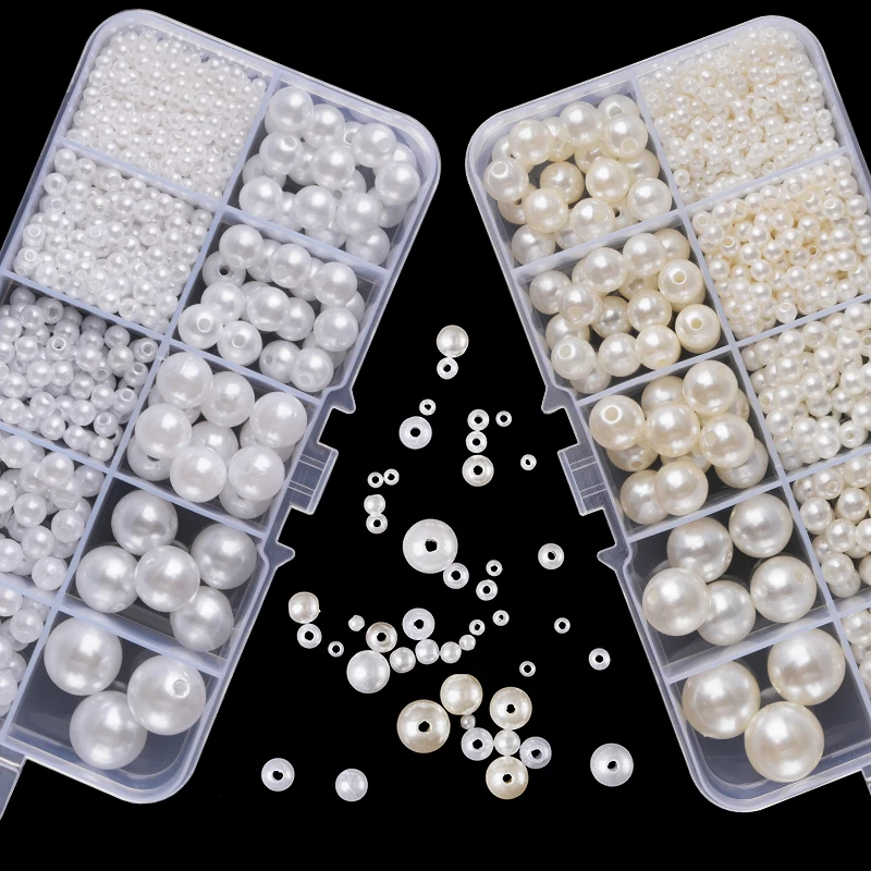 800pcs Artificial Faux Pearl R – обзор и цена Resin Craft Kit