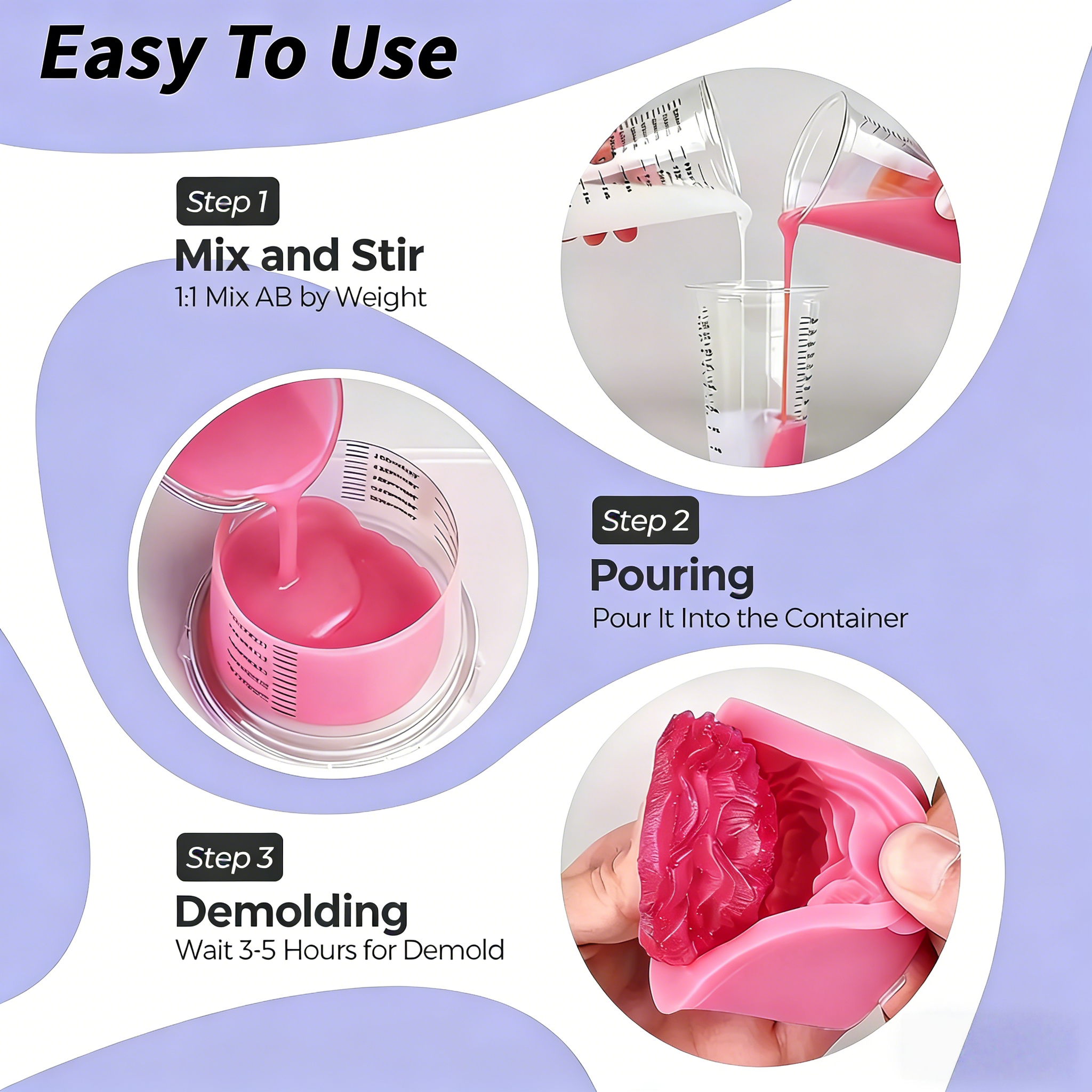 Pink Liquid Silicon Rubber, Re – обзор и цена Resin Craft Supplies