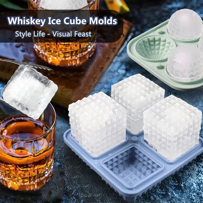 Ice Cube Tray Silicone with Li – обзор и цена Coaster Mold Round