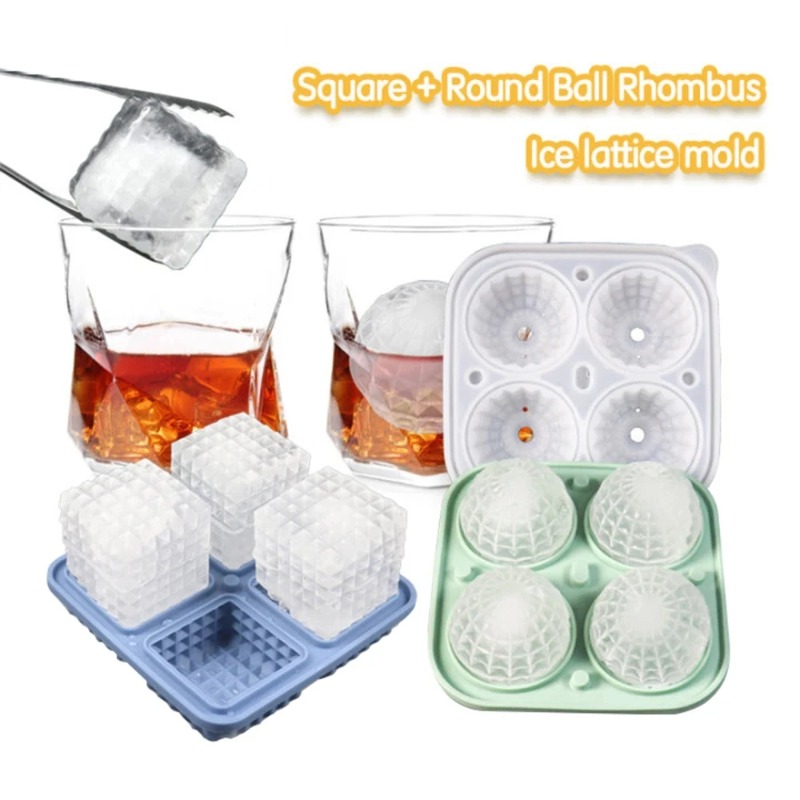 Ice Cube Tray Silicone with Li – обзор и цена Coaster Mold Round