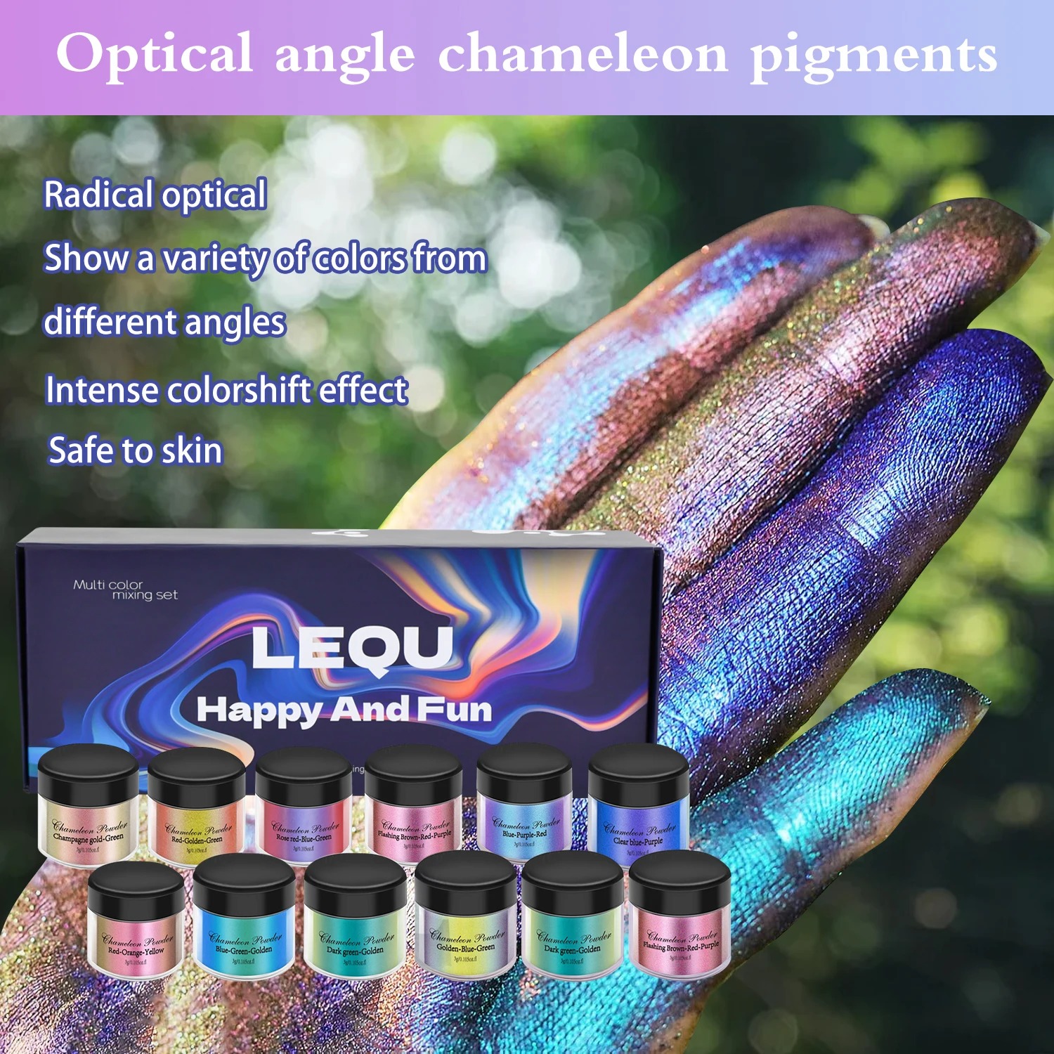 A set of chameleon pink nail c – обзор и цена Resin Pigment Set