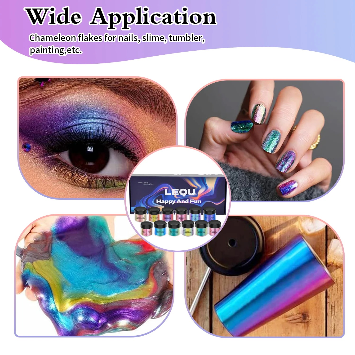 A set of chameleon pink nail c – обзор и цена Resin Pigment Set
