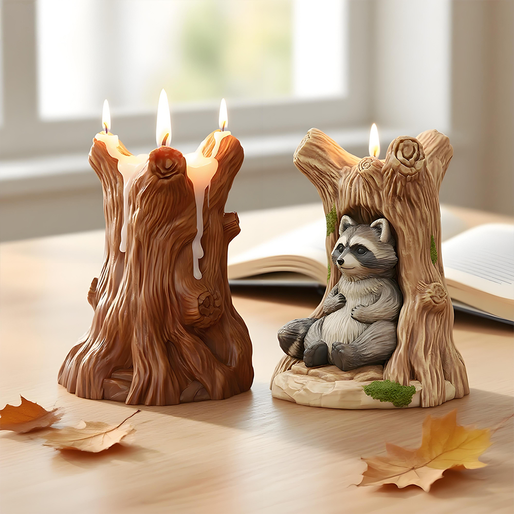 LZ119 New Styles Raccoon Stump – обзор и цена Resin Craft Ideas