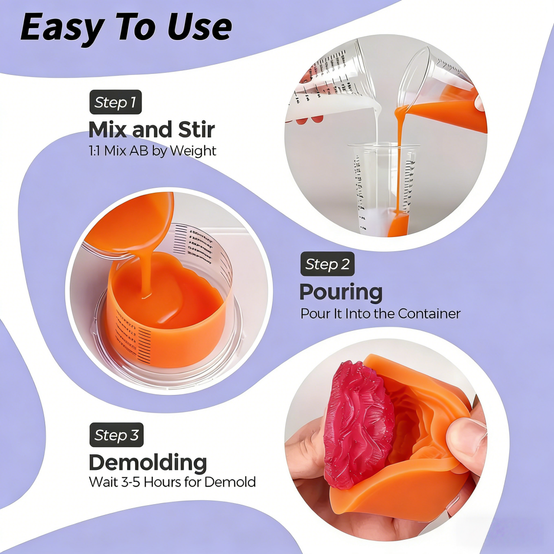 Durable Liquid Rubber Material – обзор и цена Resin Craft Material
