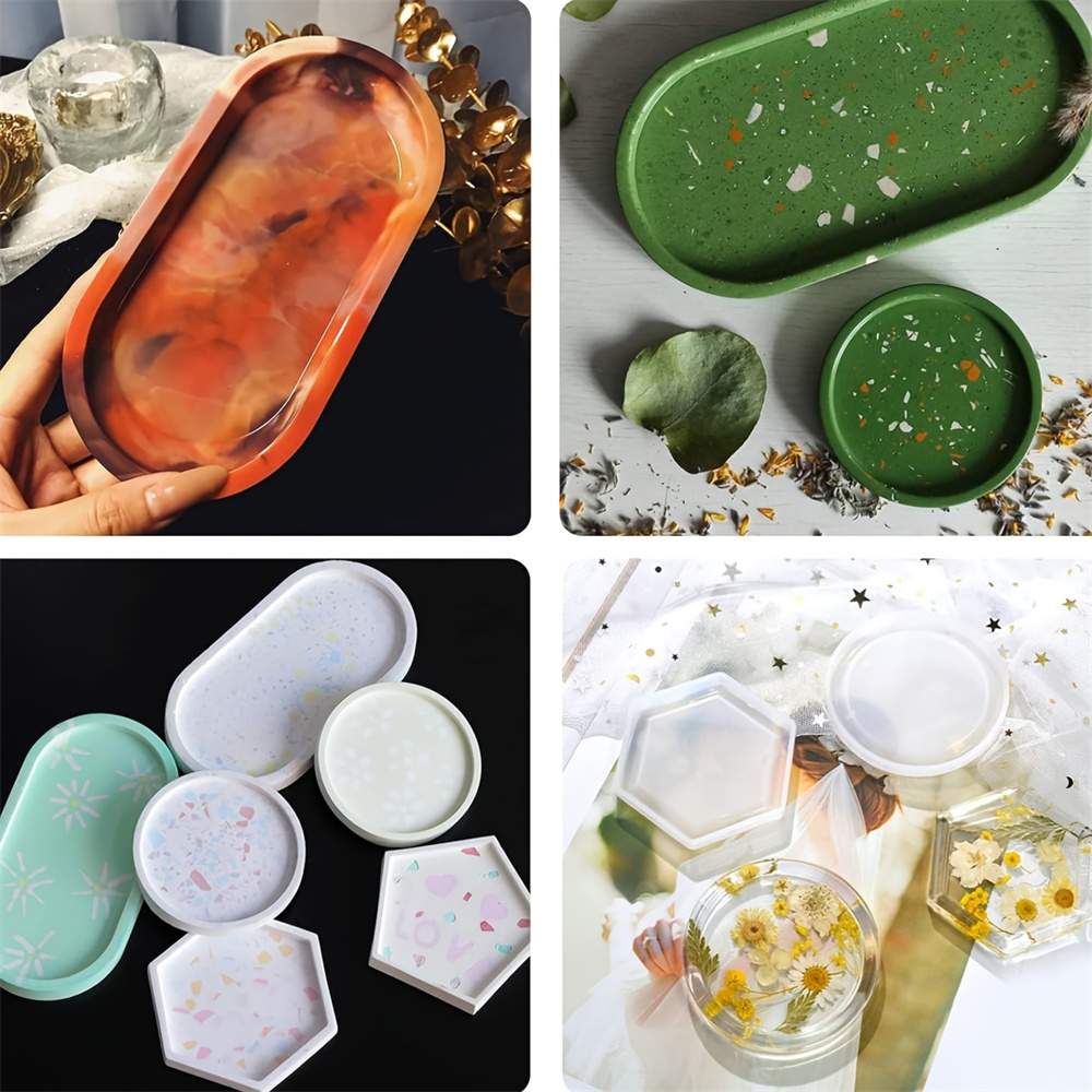 4pcs/Set Storage Tray Coaster  – обзор и цена Coaster Mold Round