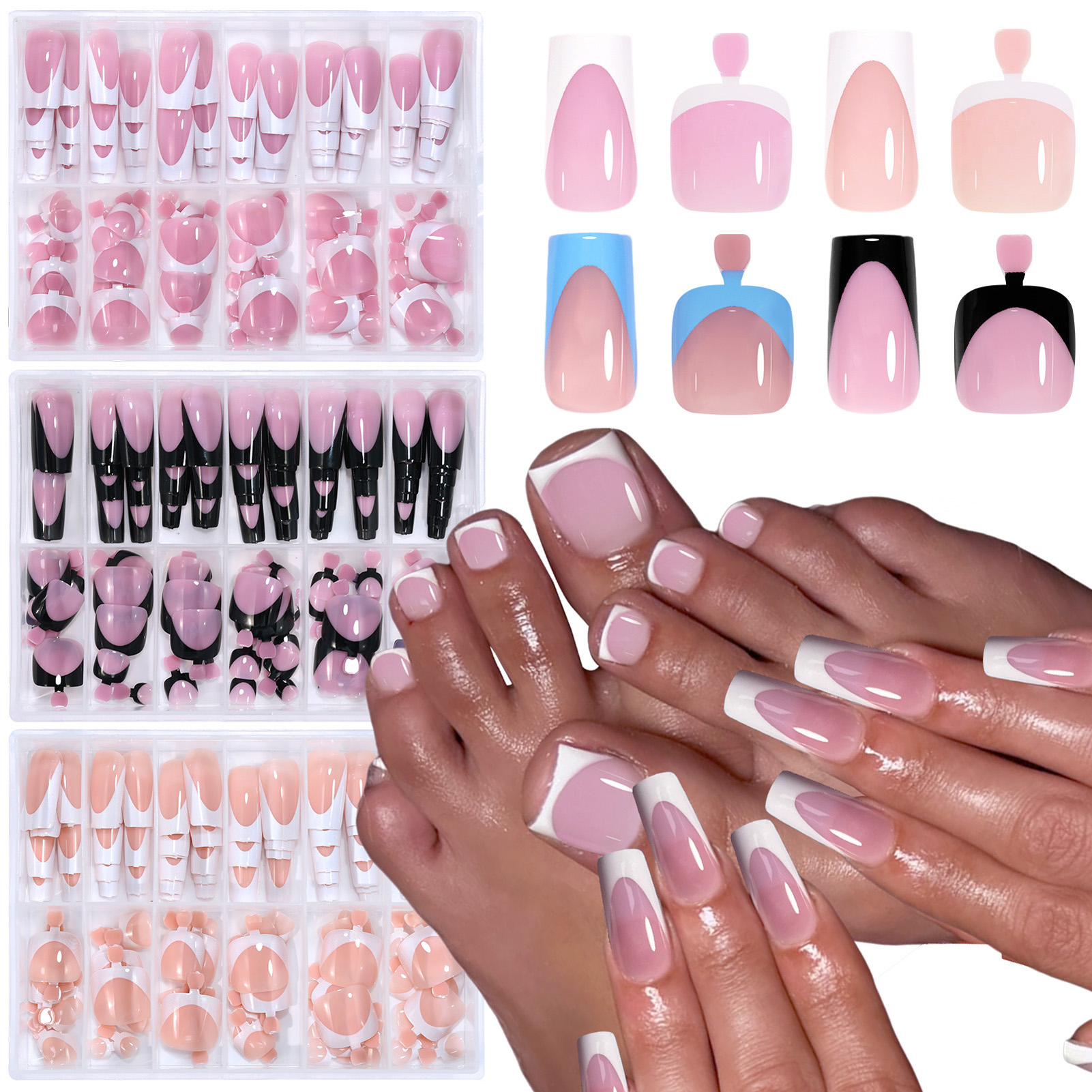 288PCS French Fake Nails Toena – обзор и цена Resin Craft Kit
