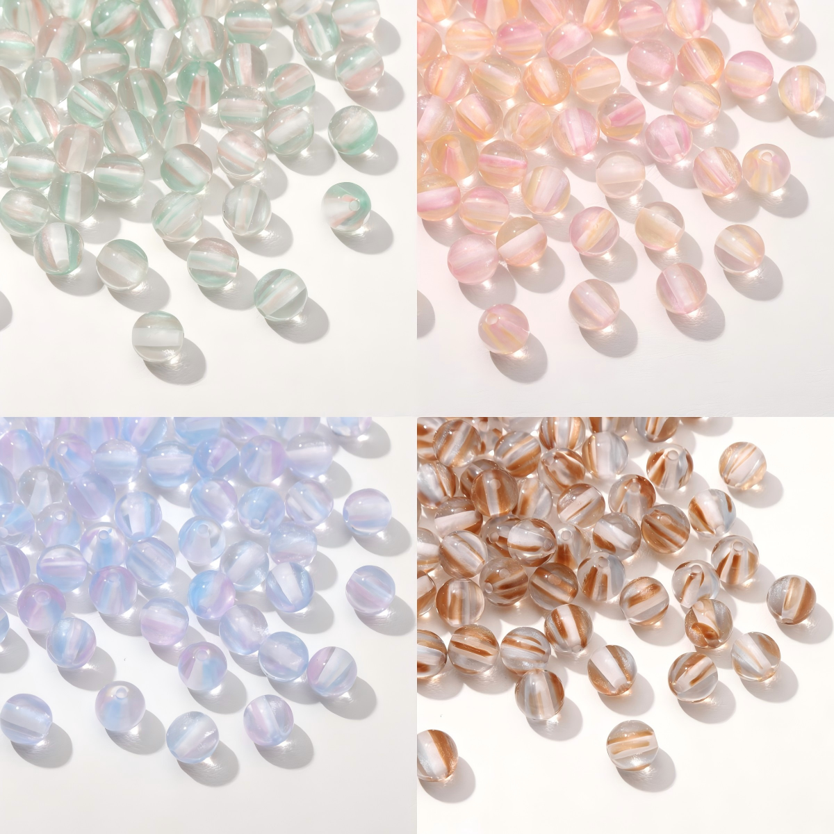 8mm 100Pcs Colorful Round Resi – обзор и цена Resin Craft Material