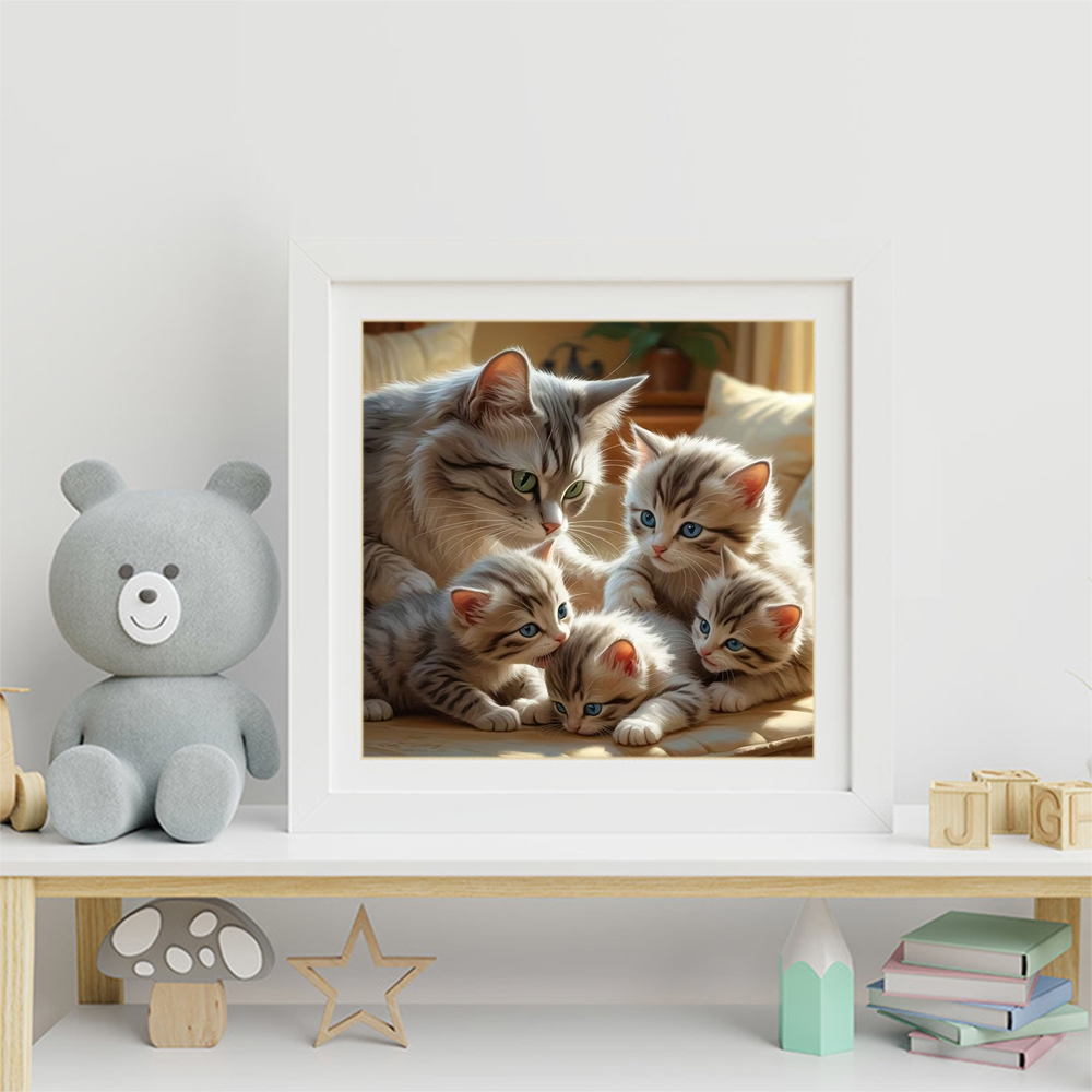 Momoart DIY Diamond Mosaic Cat – обзор и цена Resin Craft For Beginners