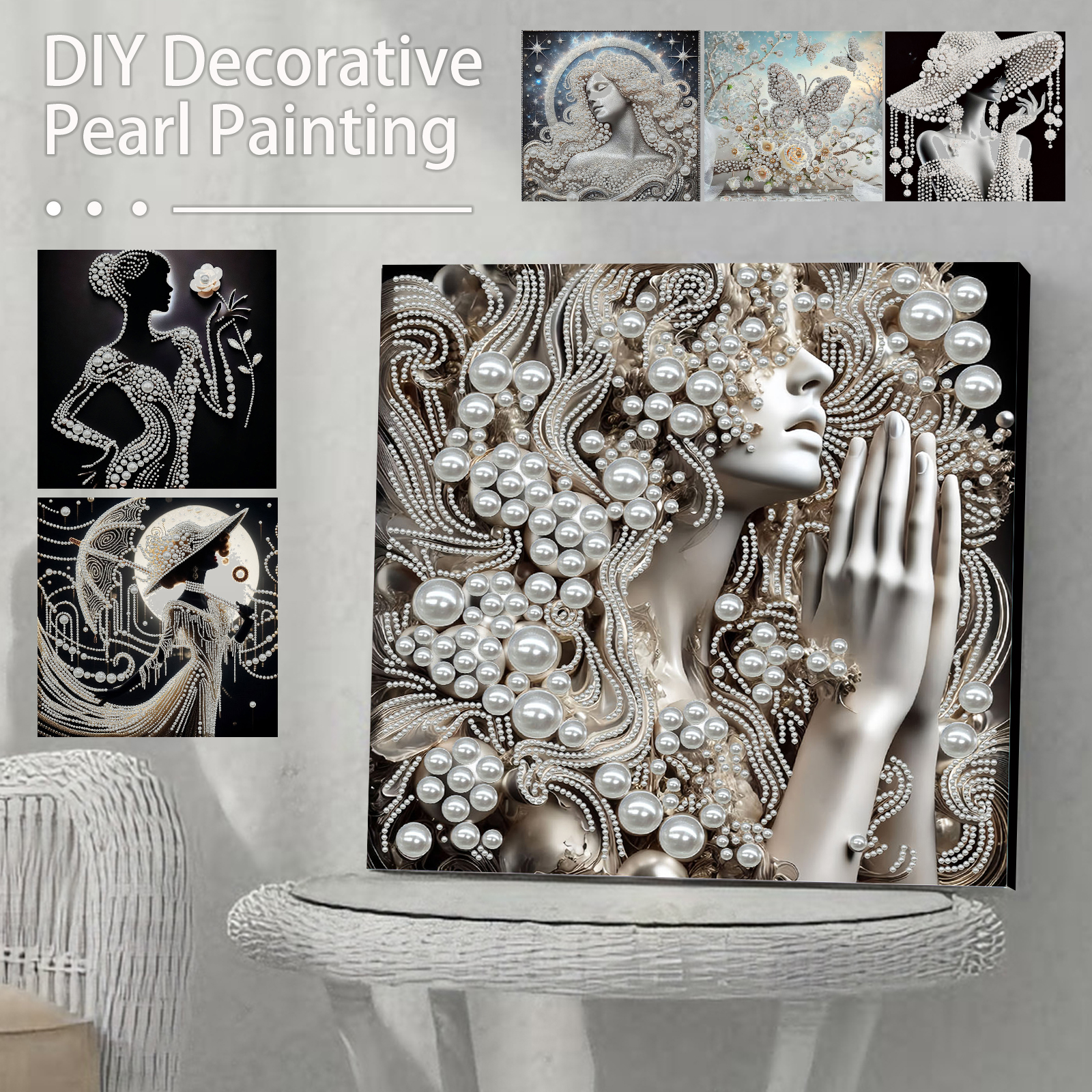 DIY Ladies Pearl Diamond Paint – обзор и цена Resin Craft For Beginners
