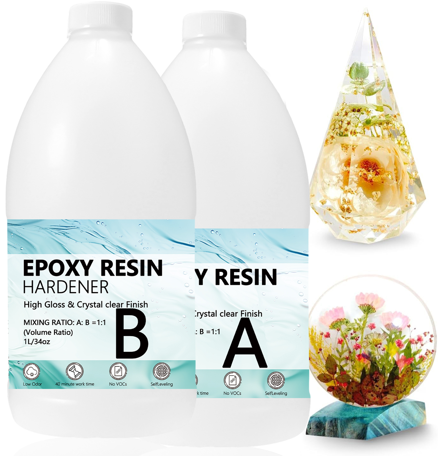 Epoxy Resin Kits Set, Art Kit  – обзор и цена Resin Craft For Beginners